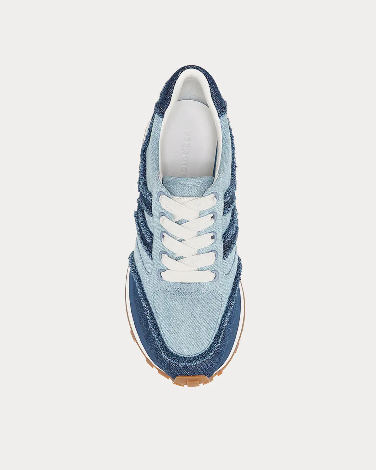 Valentina Denim Blue Low Top Sneakers