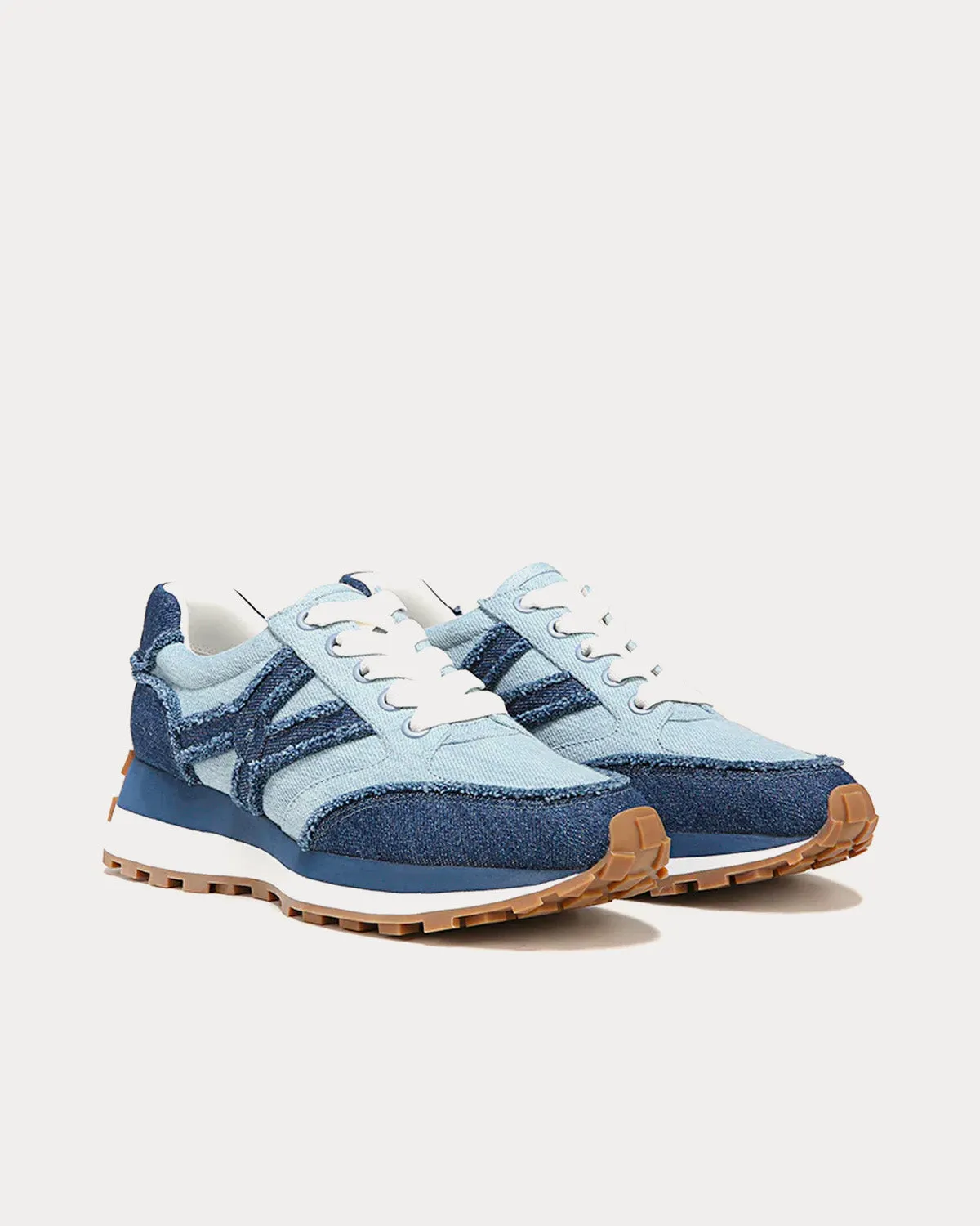 Valentina Denim Blue Low Top Sneakers
