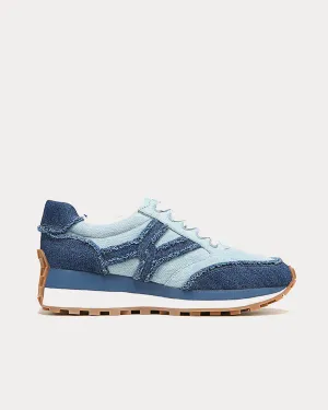 Valentina Denim Blue Low Top Sneakers