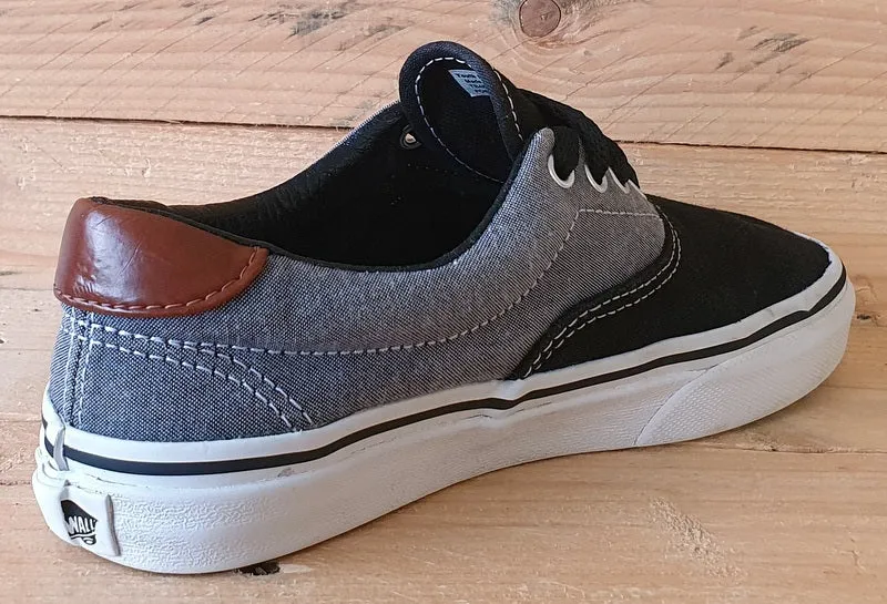 Vans Off The Wall Low Canvas Trainers UK2/US2.5/EU33 TB4R Grey/Black