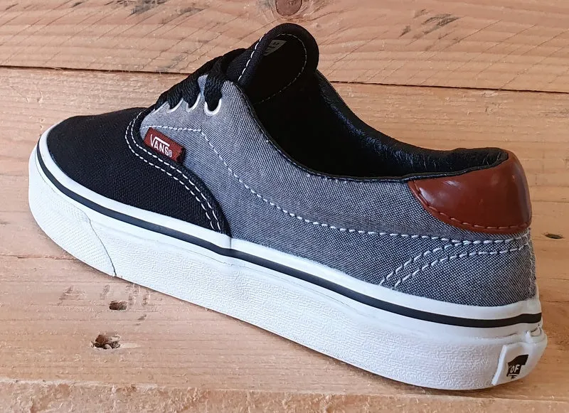 Vans Off The Wall Low Canvas Trainers UK2/US2.5/EU33 TB4R Grey/Black