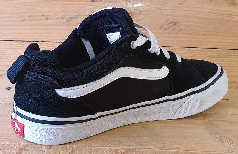 Vans Off The Wall Low Suede/Textile Trainers UK4/US5/EU36.5 721454 Black/White