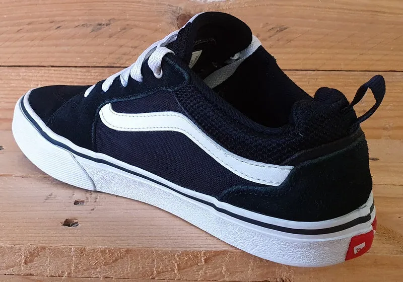 Vans Off The Wall Low Suede/Textile Trainers UK4/US5/EU36.5 721454 Black/White