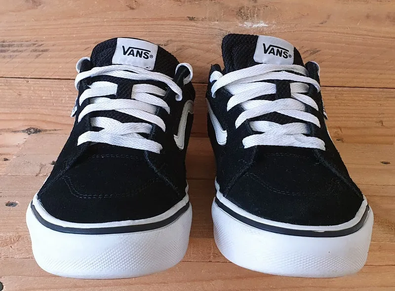 Vans Off The Wall Low Suede/Textile Trainers UK4/US5/EU36.5 721454 Black/White
