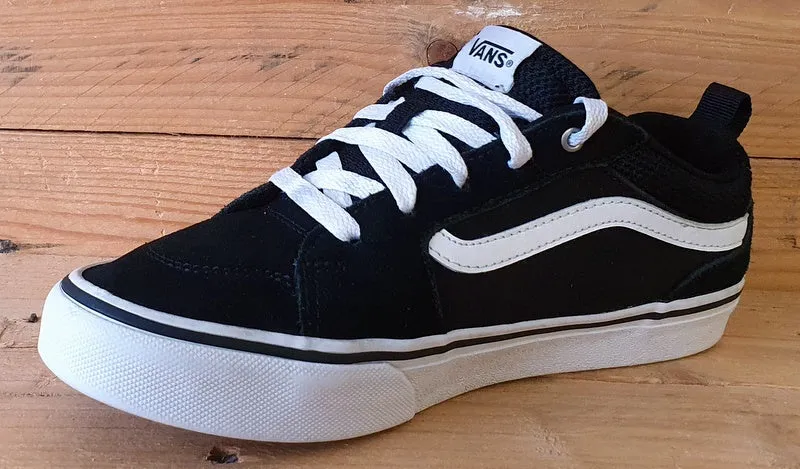 Vans Off The Wall Low Suede/Textile Trainers UK4/US5/EU36.5 721454 Black/White