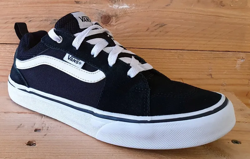 Vans Off The Wall Low Suede/Textile Trainers UK4/US5/EU36.5 721454 Black/White