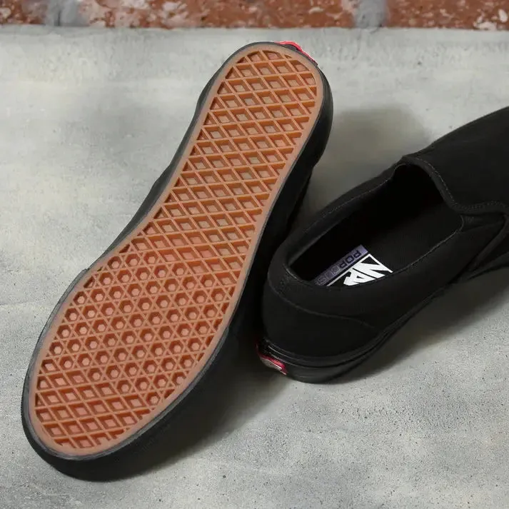 Vans Skate Slip-On Shoes Black/Black