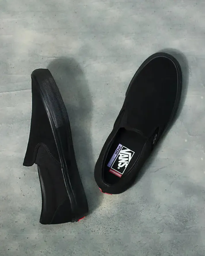 Vans Skate Slip-On Shoes Black/Black