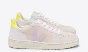 VEJA V10 Suede Trainers in Multi Sable Parm
