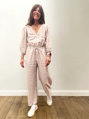 VELVET Dionne Jumpsuit in Cement