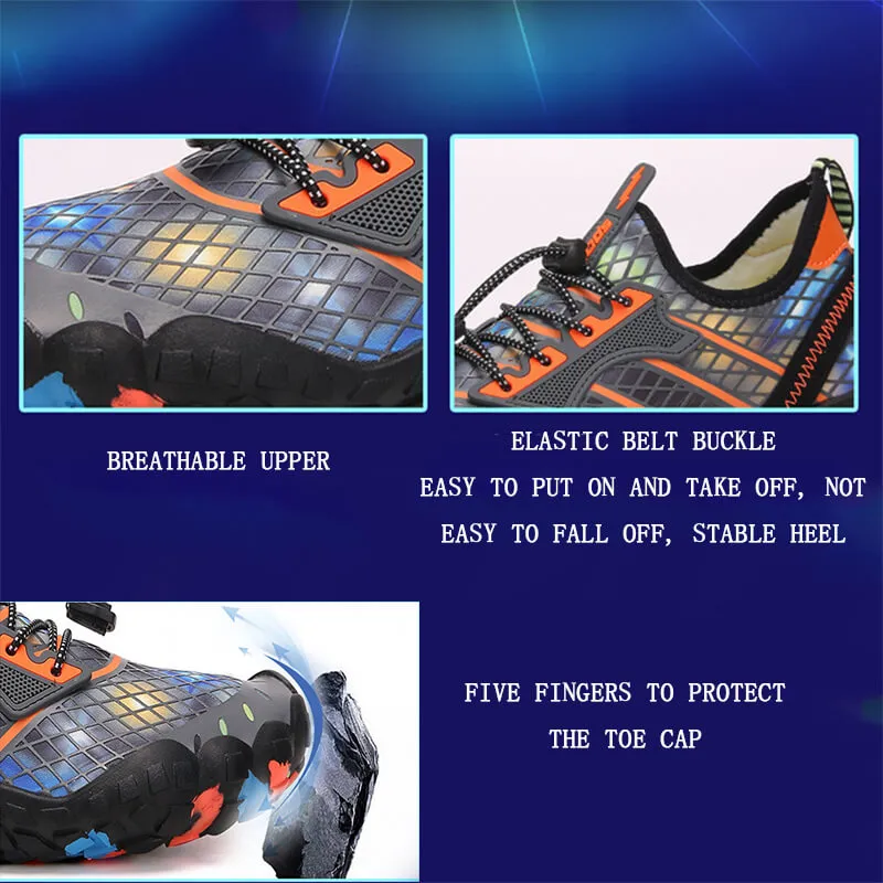 Water Shoes Swim Surf Shoes Beach Pool Shoes Wide Toe Hiking Water Sneakers Quick Dry Aqua Shoes for Men and Women