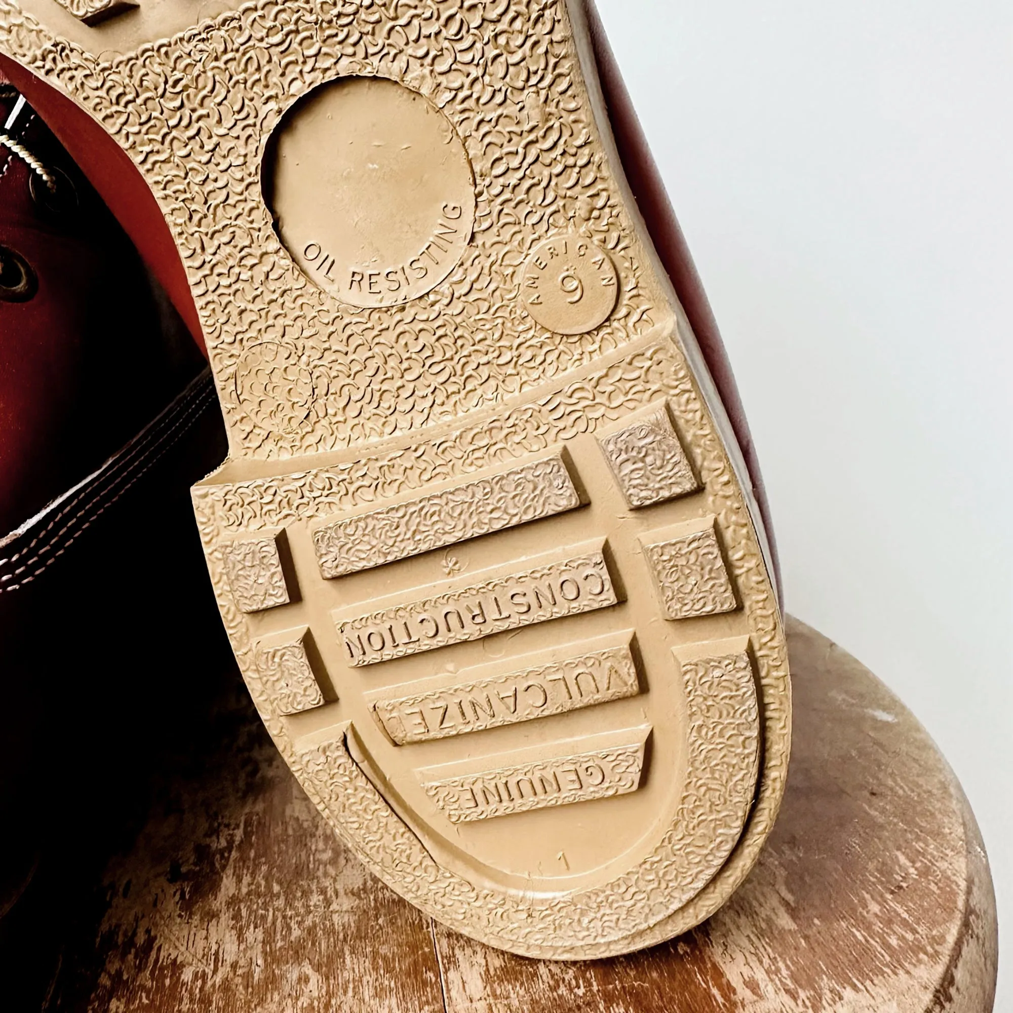 Waterproof Leather Lace-Up Work Boots - American 9