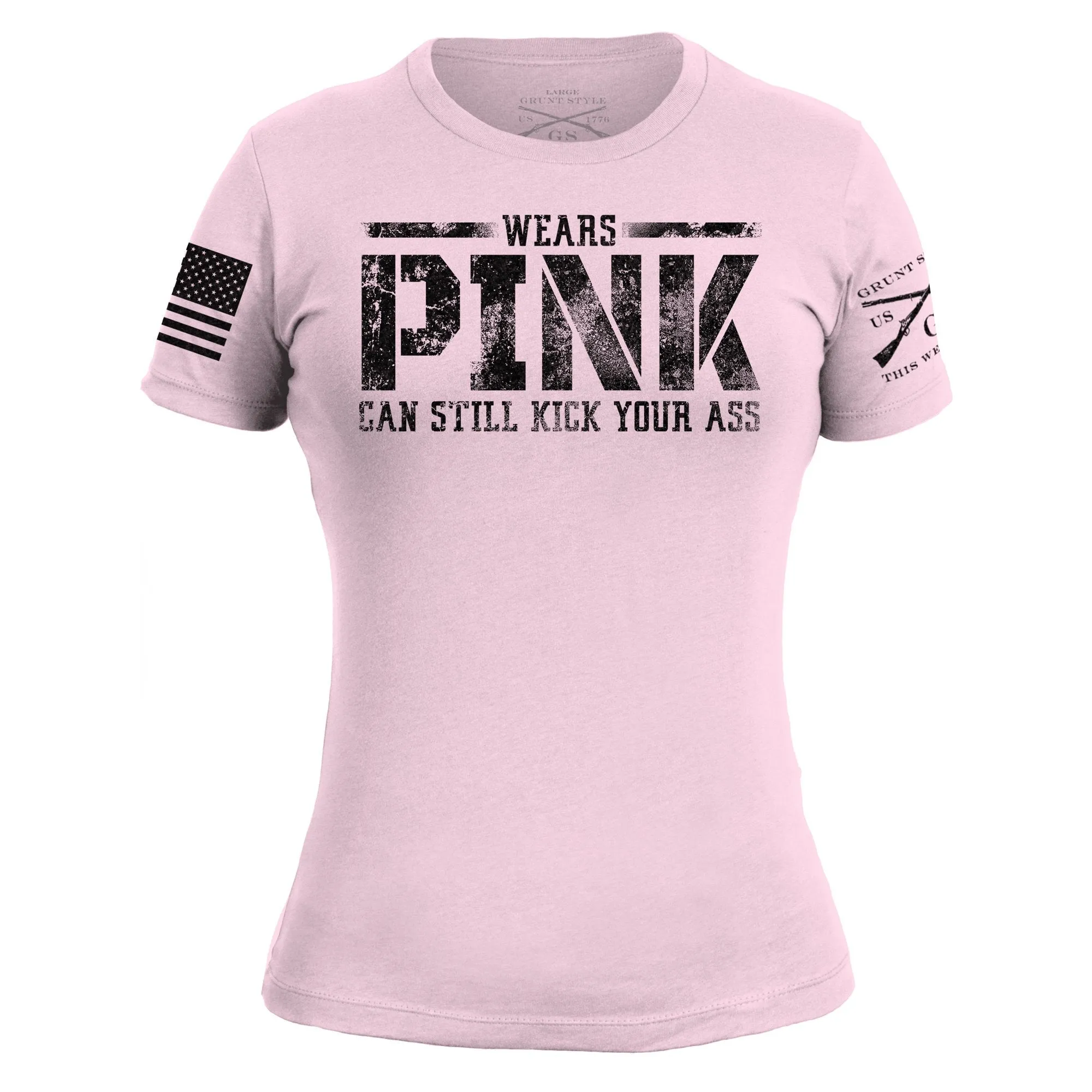 Wears Pink, Kicks Ass - Women's