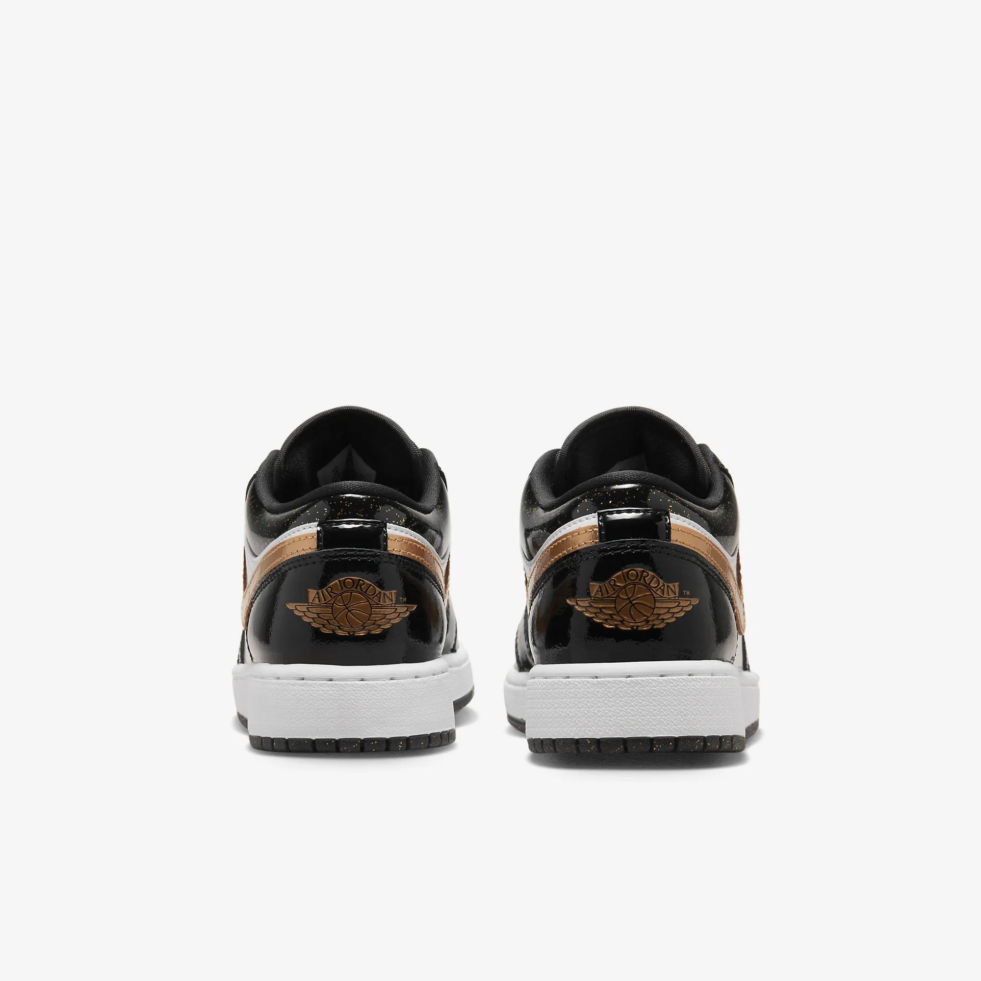 Women's / GS Air Jordan 1 Low "Gold Toe" SE (Black/White/Metallic Gold)(DR6970-071)