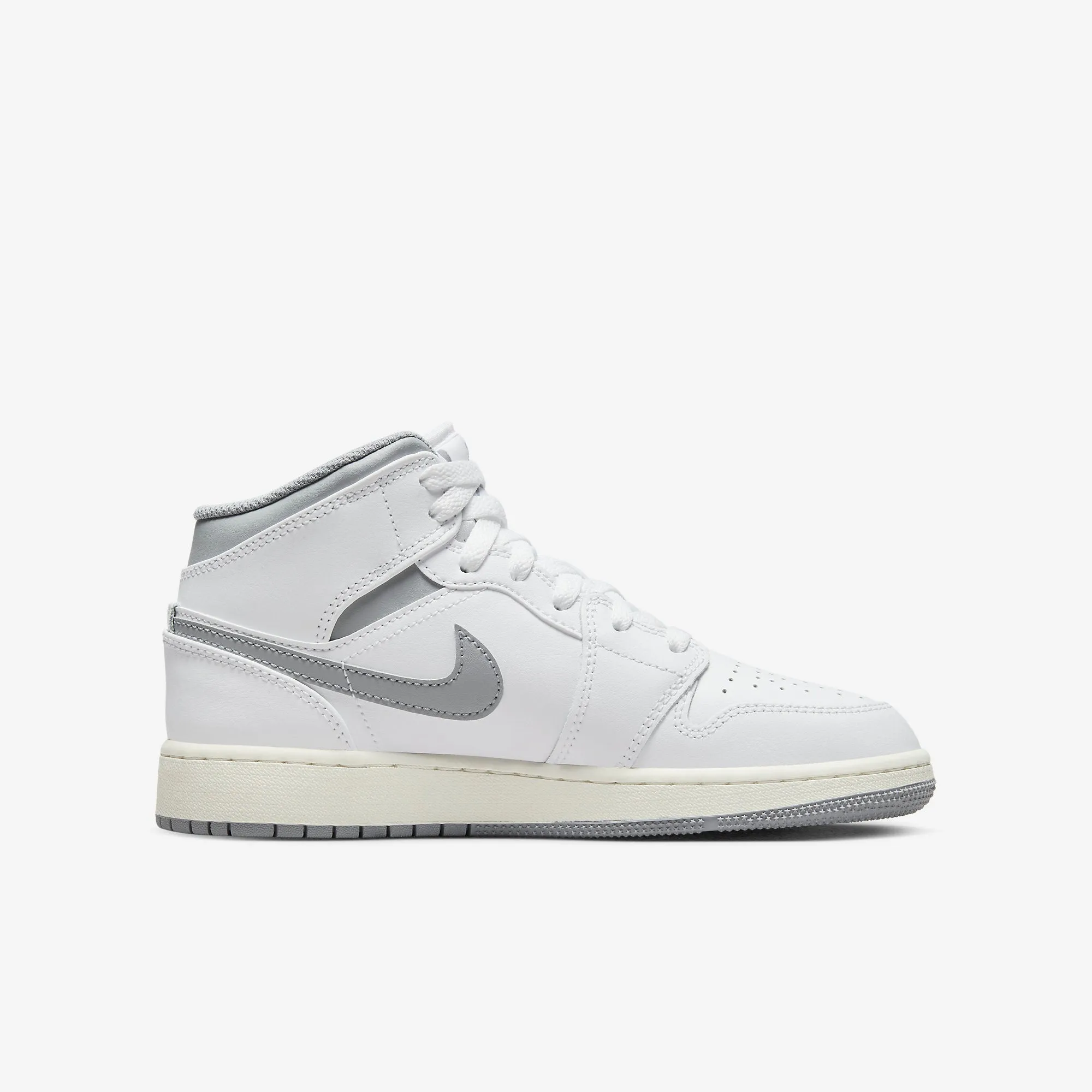 Women's / GS Air Jordan 1 Mid SE "Vintage Grey" (554725-135)