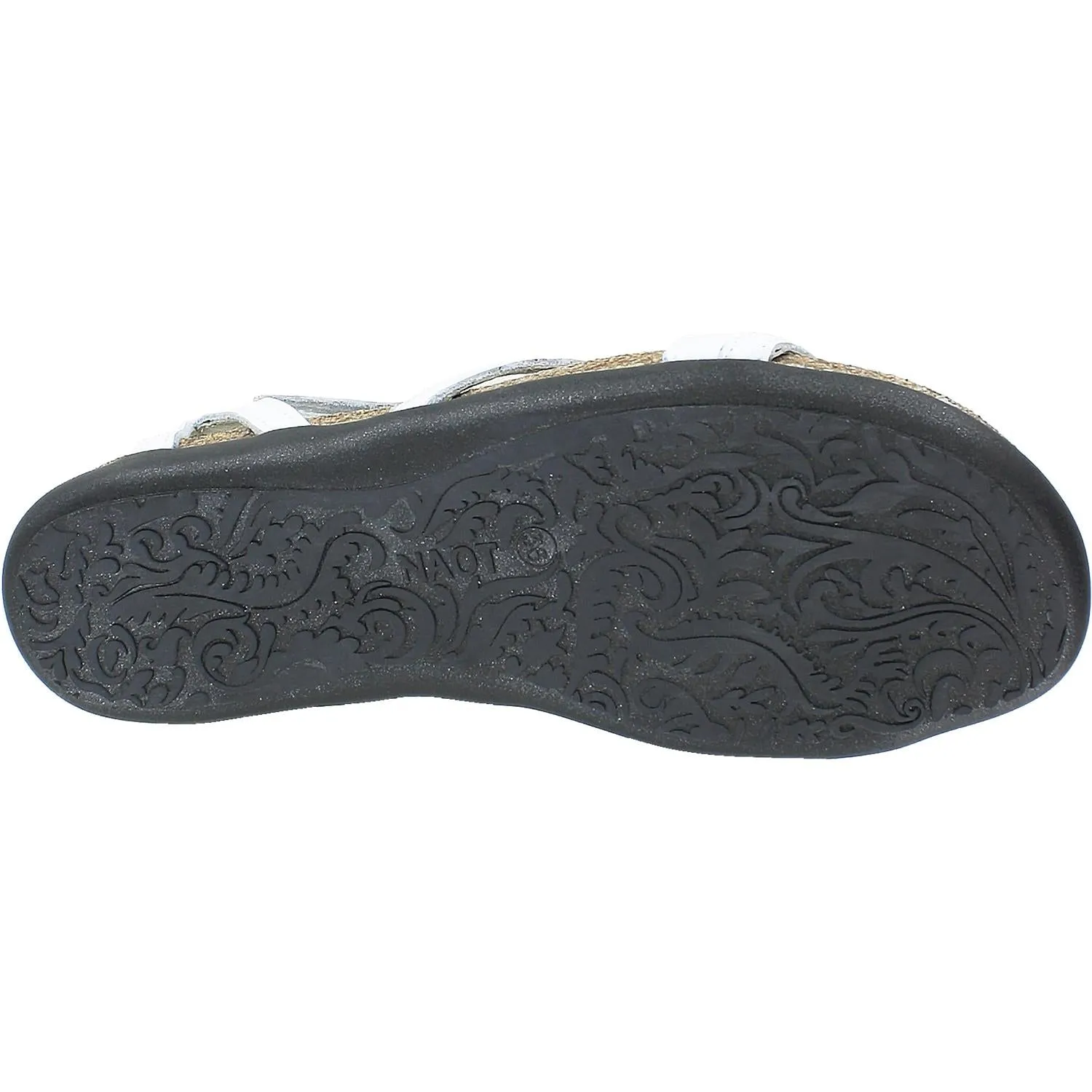 Women's Naot Tamara White Leather W/Silver Rivets