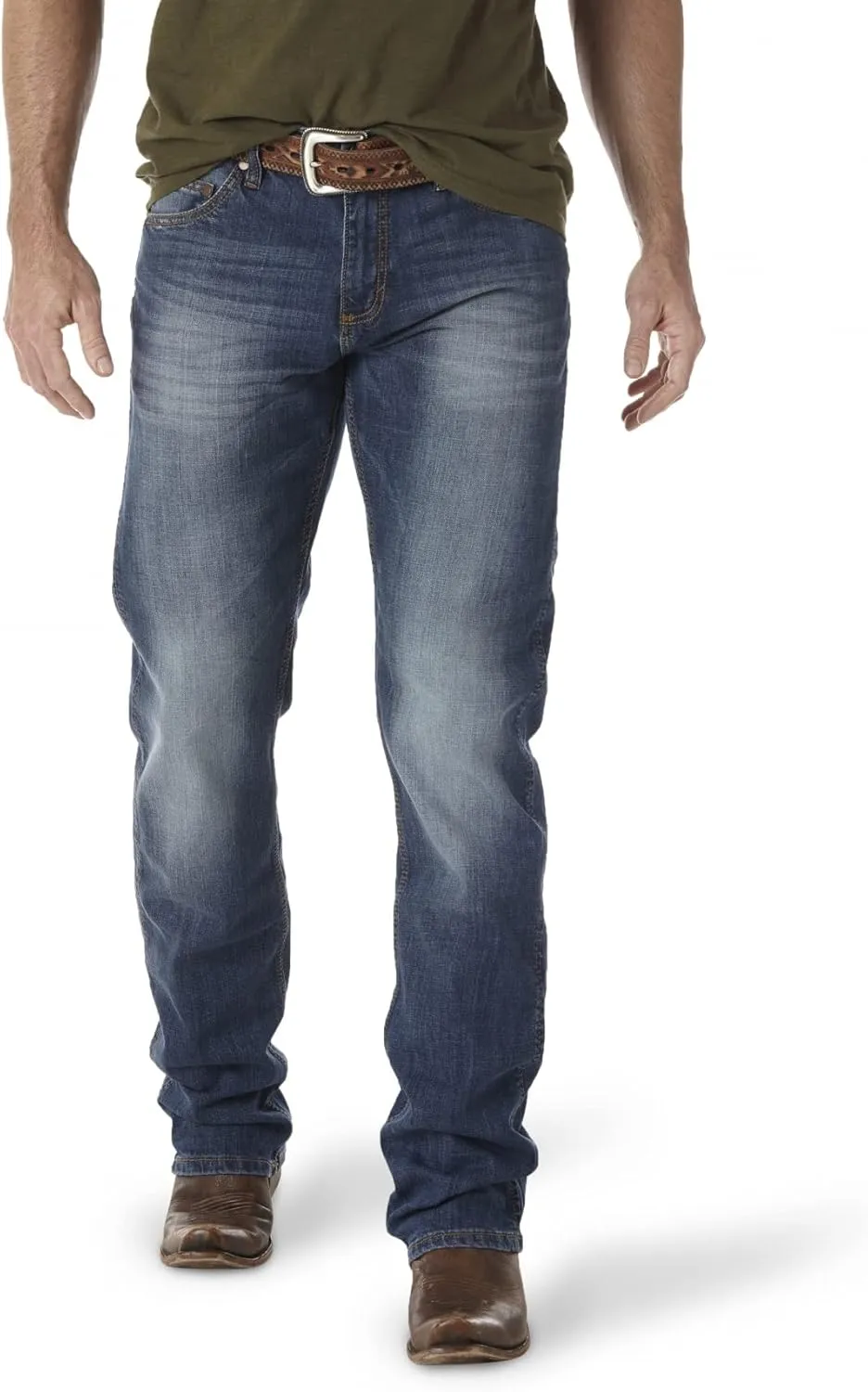 Wrangler Men's Retro Slim Fit Straight Leg Jeans